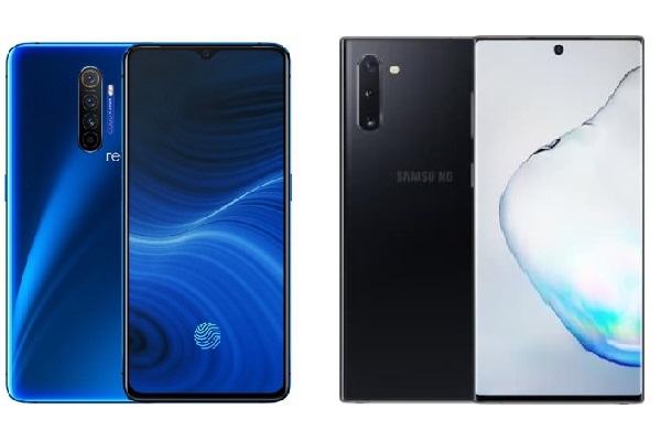 Perbandingan Realme X2 Pro dan Samsung Galaxy Note 10+. (Istimewa)